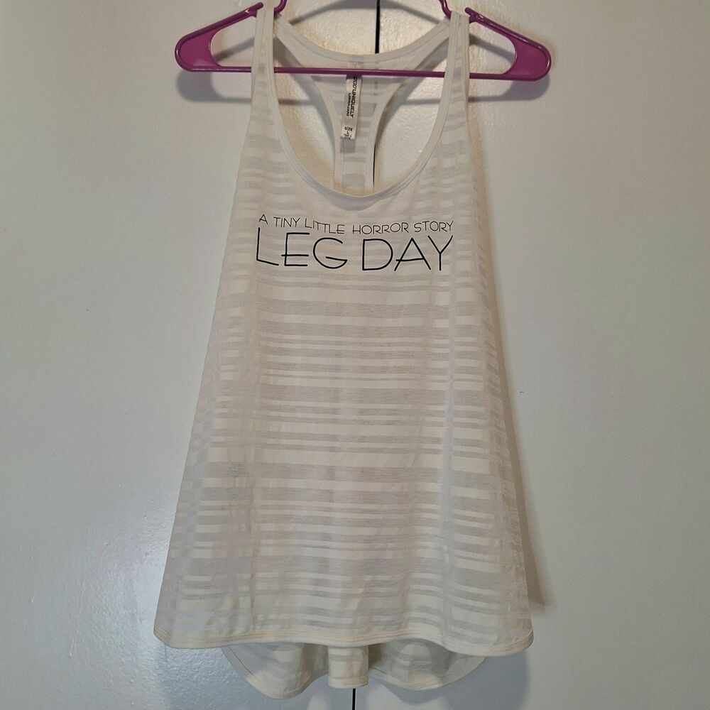 Uniquely Lorna Jane Leg Day Tank Pump Cover Size Large